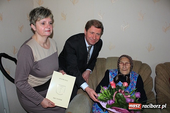 Zdjęcie w galerii na portalu naszraciborz.pl: 101. urodziny pani Marii Kusy z Borucina wiadomości z regionu