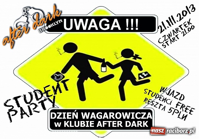 Zdjęcie w galerii na portalu naszraciborz.pl: 21.03. After Dark zaprasza na Studencki Dzień Wagarowicza wiadomości z regionu