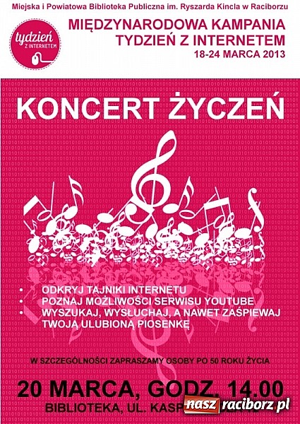 Zdjęcie w galerii na portalu naszraciborz.pl: Poznaj tajniki internetu w Bibliotece wiadomości z regionu