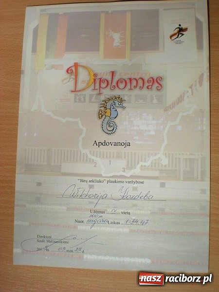 Zdjęcie w galerii na portalu naszraciborz.pl: Pracowity tydzień raciborskich pływaków wiadomości z regionu