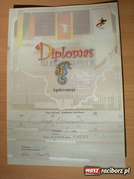 Zdjęcie w galerii na portalu naszraciborz.pl: Pracowity tydzień raciborskich pływaków wiadomości z regionu