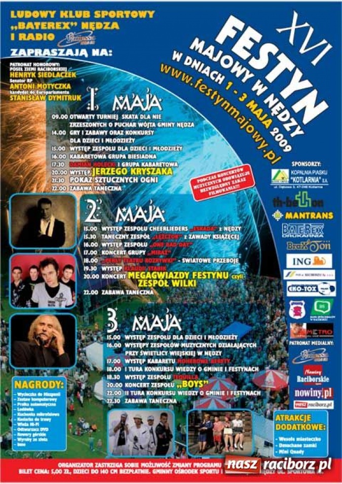 Zdjęcie w galerii na portalu naszraciborz.pl: Majowo-czerwcowy niezbędnik imprezowy  wiadomości z regionu