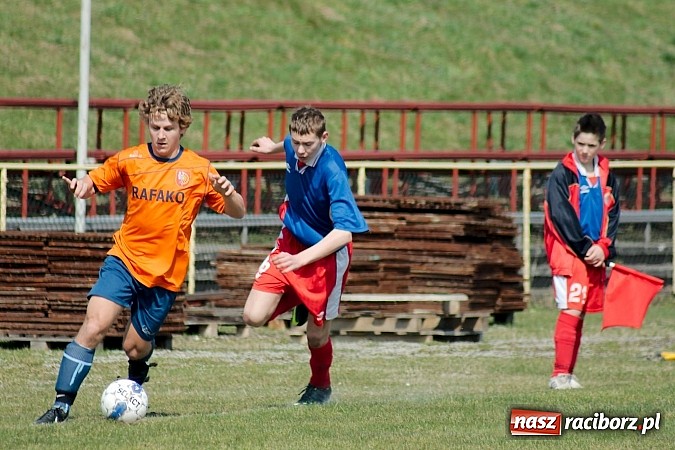Zdjęcie w galerii na portalu naszraciborz.pl: Juniorzy młodsi: Okienko Dawida Monety dało zwycięstwo Rafako wiadomości z regionu