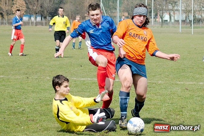 Zdjęcie w galerii na portalu naszraciborz.pl: Juniorzy młodsi: Okienko Dawida Monety dało zwycięstwo Rafako wiadomości z regionu