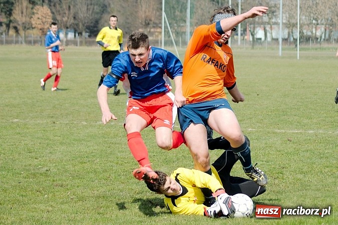 Zdjęcie w galerii na portalu naszraciborz.pl: Juniorzy młodsi: Okienko Dawida Monety dało zwycięstwo Rafako wiadomości z regionu