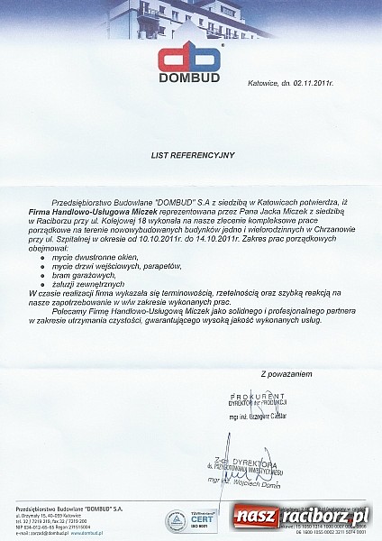 Zdjęcie w galerii na portalu naszraciborz.pl: Grupa Miczek – Dla Ludzi. Dla Biznesu wiadomości z regionu