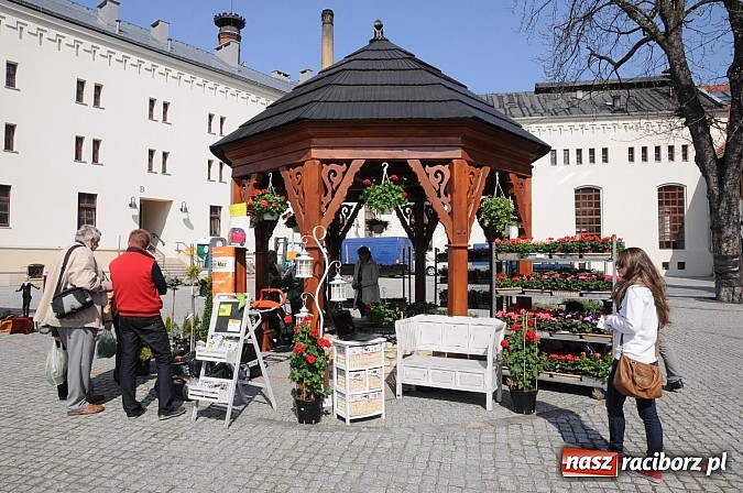 Zdjęcie w galerii na portalu naszraciborz.pl: Ruszył zamkowy jarmark kwiatów i wszelkich różności wiadomości z regionu