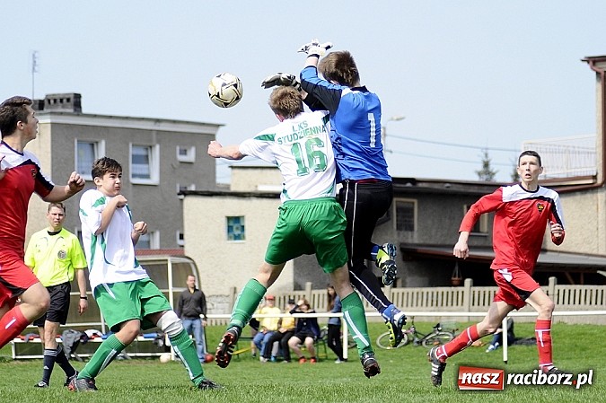 Zdjęcie w galerii na portalu naszraciborz.pl: Emocje, kartki i remis w Studziennej wiadomości z regionu