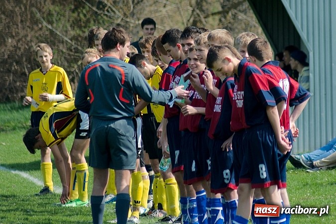 Zdjęcie w galerii na portalu naszraciborz.pl: Podział punktów w juniorskich derbach wiadomości z regionu