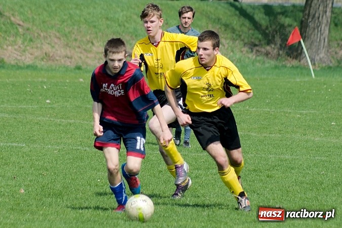 Zdjęcie w galerii na portalu naszraciborz.pl: Podział punktów w juniorskich derbach wiadomości z regionu