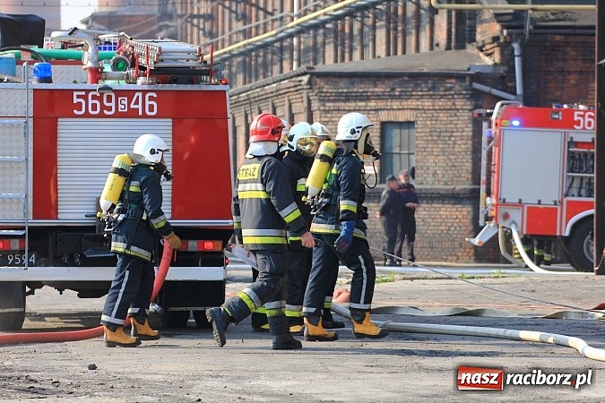 Zdjęcie w galerii na portalu naszraciborz.pl: Manewry 2013 - pożar w SGL Carbon. W akcji kilkadziesiąt zastępów z Polski i Czech wiadomości z regionu