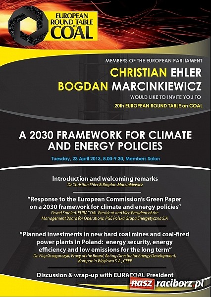 Zdjęcie w galerii na portalu naszraciborz.pl: Nowa polityka energetyczna UE do roku 2030 - nie przekreśla węgla wiadomości z regionu