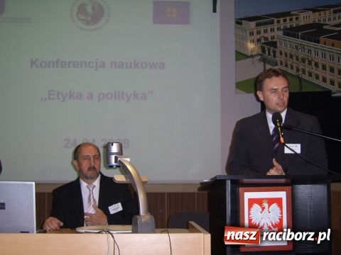 Zdjęcie w galerii na portalu naszraciborz.pl: Buzek - Migalski, niedoszłe starcie wiadomości z regionu