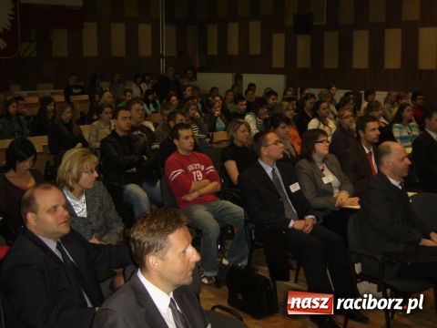 Zdjęcie w galerii na portalu naszraciborz.pl: Buzek - Migalski, niedoszłe starcie wiadomości z regionu