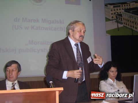 Zdjęcie w galerii na portalu naszraciborz.pl: Buzek - Migalski, niedoszłe starcie wiadomości z regionu