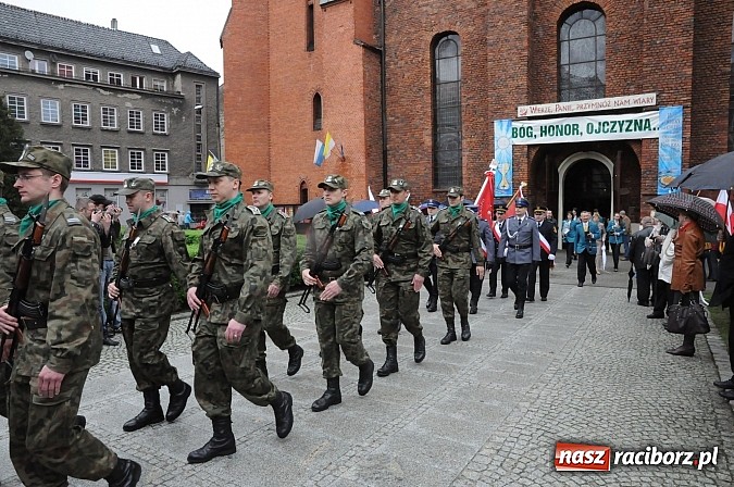 Zdjęcie w galerii na portalu naszraciborz.pl: Obchody uchwalenia Konstytucji 3 Maja wiadomości z regionu