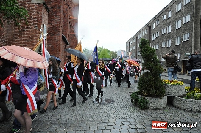Zdjęcie w galerii na portalu naszraciborz.pl: Obchody uchwalenia Konstytucji 3 Maja wiadomości z regionu