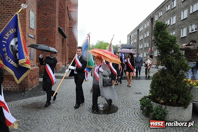 Zdjęcie w galerii na portalu naszraciborz.pl: Obchody uchwalenia Konstytucji 3 Maja wiadomości z regionu
