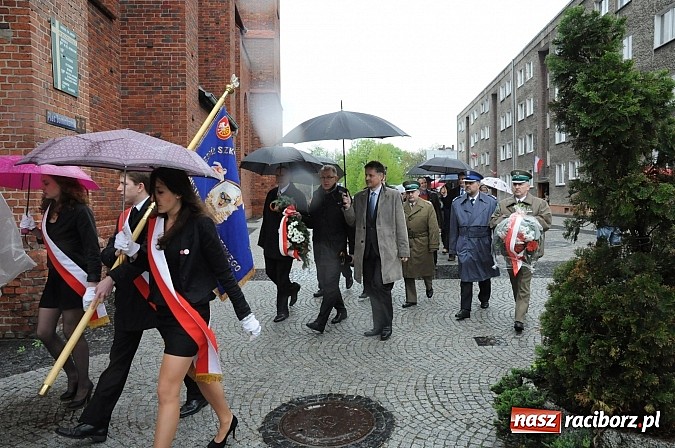 Zdjęcie w galerii na portalu naszraciborz.pl: Obchody uchwalenia Konstytucji 3 Maja wiadomości z regionu