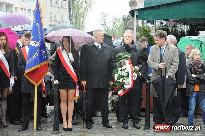 Zdjęcie w galerii na portalu naszraciborz.pl: Obchody uchwalenia Konstytucji 3 Maja wiadomości z regionu