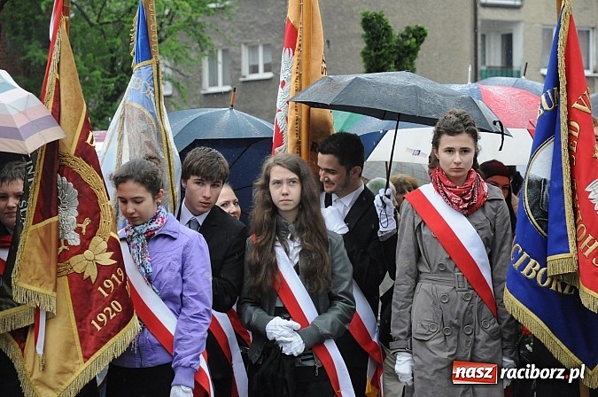 Zdjęcie w galerii na portalu naszraciborz.pl: Obchody uchwalenia Konstytucji 3 Maja wiadomości z regionu