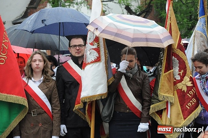 Zdjęcie w galerii na portalu naszraciborz.pl: Obchody uchwalenia Konstytucji 3 Maja wiadomości z regionu