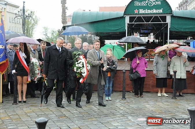 Zdjęcie w galerii na portalu naszraciborz.pl: Obchody uchwalenia Konstytucji 3 Maja wiadomości z regionu