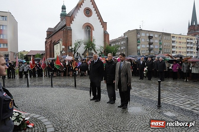 Zdjęcie w galerii na portalu naszraciborz.pl: Obchody uchwalenia Konstytucji 3 Maja wiadomości z regionu