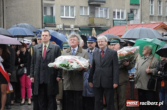 Zdjęcie w galerii na portalu naszraciborz.pl: Obchody uchwalenia Konstytucji 3 Maja wiadomości z regionu
