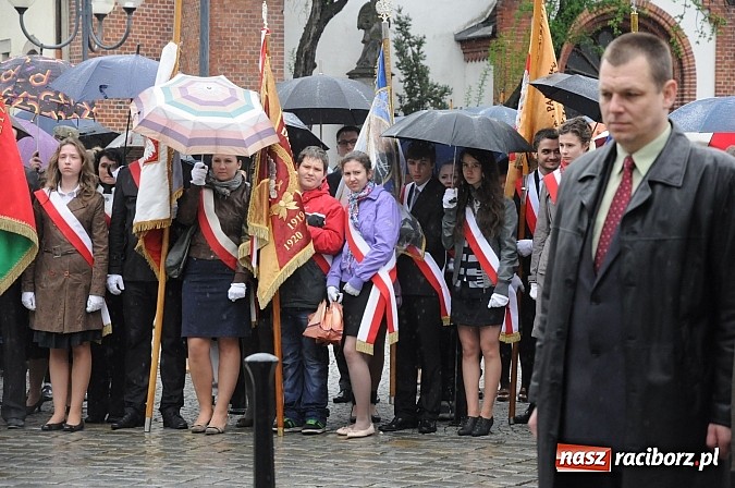 Zdjęcie w galerii na portalu naszraciborz.pl: Obchody uchwalenia Konstytucji 3 Maja wiadomości z regionu