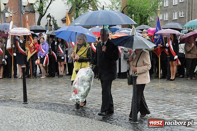 Zdjęcie w galerii na portalu naszraciborz.pl: Obchody uchwalenia Konstytucji 3 Maja wiadomości z regionu