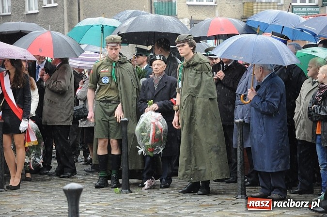 Zdjęcie w galerii na portalu naszraciborz.pl: Obchody uchwalenia Konstytucji 3 Maja wiadomości z regionu