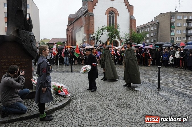 Zdjęcie w galerii na portalu naszraciborz.pl: Obchody uchwalenia Konstytucji 3 Maja wiadomości z regionu