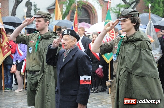 Zdjęcie w galerii na portalu naszraciborz.pl: Obchody uchwalenia Konstytucji 3 Maja wiadomości z regionu