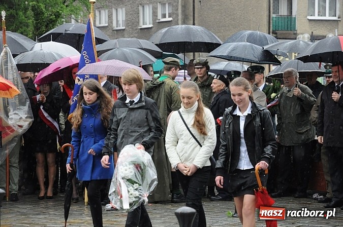 Zdjęcie w galerii na portalu naszraciborz.pl: Obchody uchwalenia Konstytucji 3 Maja wiadomości z regionu