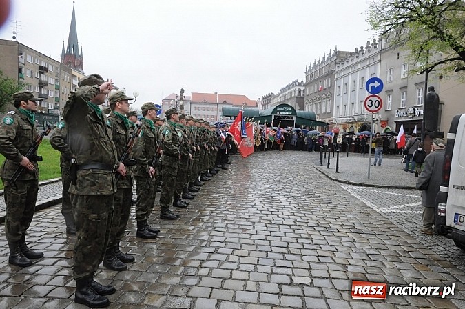Zdjęcie w galerii na portalu naszraciborz.pl: Obchody uchwalenia Konstytucji 3 Maja wiadomości z regionu