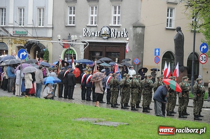 Zdjęcie w galerii na portalu naszraciborz.pl: Obchody uchwalenia Konstytucji 3 Maja wiadomości z regionu