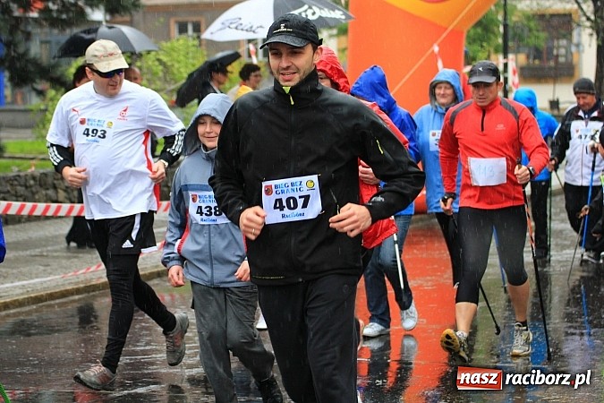 Zdjęcie w galerii na portalu naszraciborz.pl: Deszczowy i rekordowy Bieg bez granic wiadomości z regionu