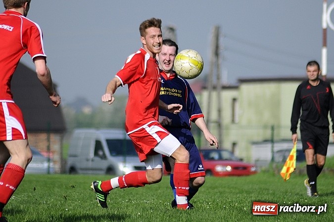 Zdjęcie w galerii na portalu naszraciborz.pl: Gol Stawiarza na miarę zwycięstwa wiadomości z regionu