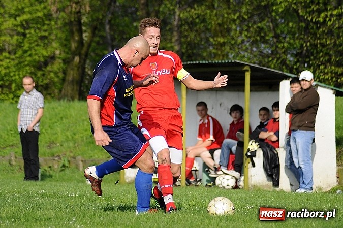 Zdjęcie w galerii na portalu naszraciborz.pl: Gol Stawiarza na miarę zwycięstwa wiadomości z regionu