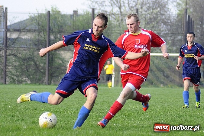 Zdjęcie w galerii na portalu naszraciborz.pl: Gol Stawiarza na miarę zwycięstwa wiadomości z regionu