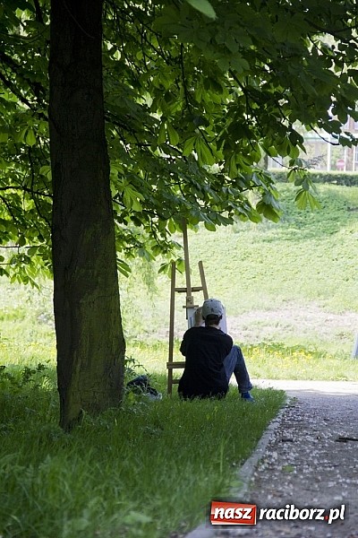 Zdjęcie w galerii na portalu naszraciborz.pl: Młodzi artyści pracowali na zamku i bulwarach wiadomości z regionu