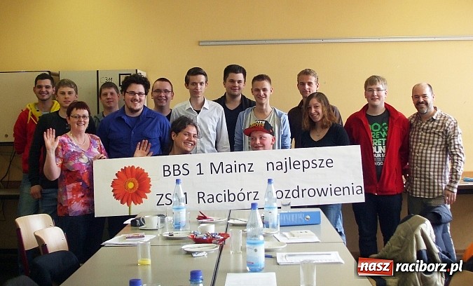 Zdjęcie w galerii na portalu naszraciborz.pl: Uczniowie z Moguncji na praktyce w Raciborzu wiadomości z regionu