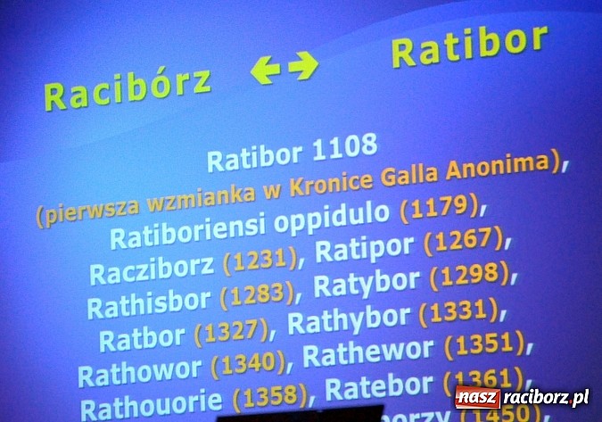 Zdjęcie w galerii na portalu naszraciborz.pl: Ile razy zmieniała się nazwa naszego miasta? wiadomości z regionu