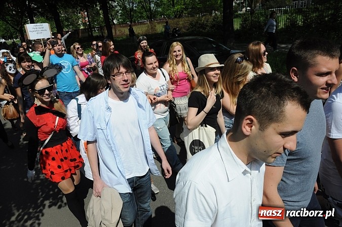 Zdjęcie w galerii na portalu naszraciborz.pl: Raciborskie Juwenalia - przemarsz studentów wiadomości z regionu