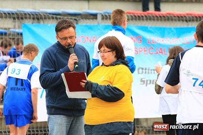 Zdjęcie w galerii na portalu naszraciborz.pl: Mityng Olimpiad Specjalnych 1. raz w Raciborzu wiadomości z regionu