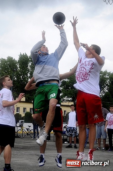 Zdjęcie w galerii na portalu naszraciborz.pl: Tym razem zagrali na betonie i jednym koszu wiadomości z regionu