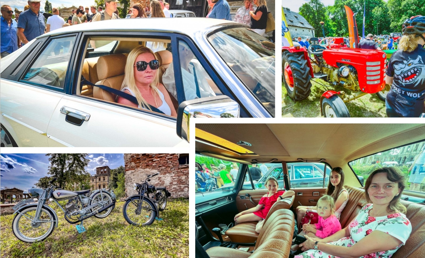 Sławików pełen atrakcji – dwa zloty przy ruinach pałacu