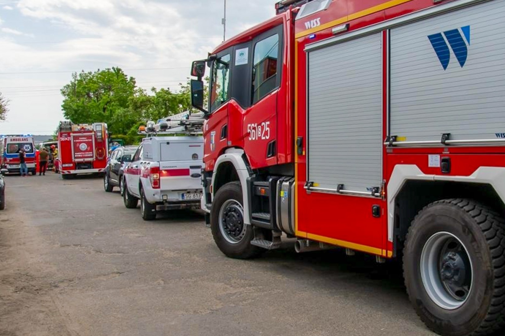 Porażenie prądem przy Opawskiej. Dwie osoby ranne