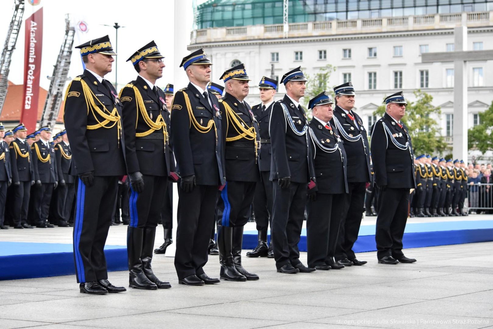 Druh Krzysztof Bartoń wyróżniony przez Prezydenta RP podczas Centralnych Obchodów Dnia Strażaka